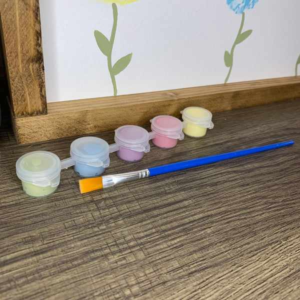 DIY Grandma's Garden Sign Children's Hand