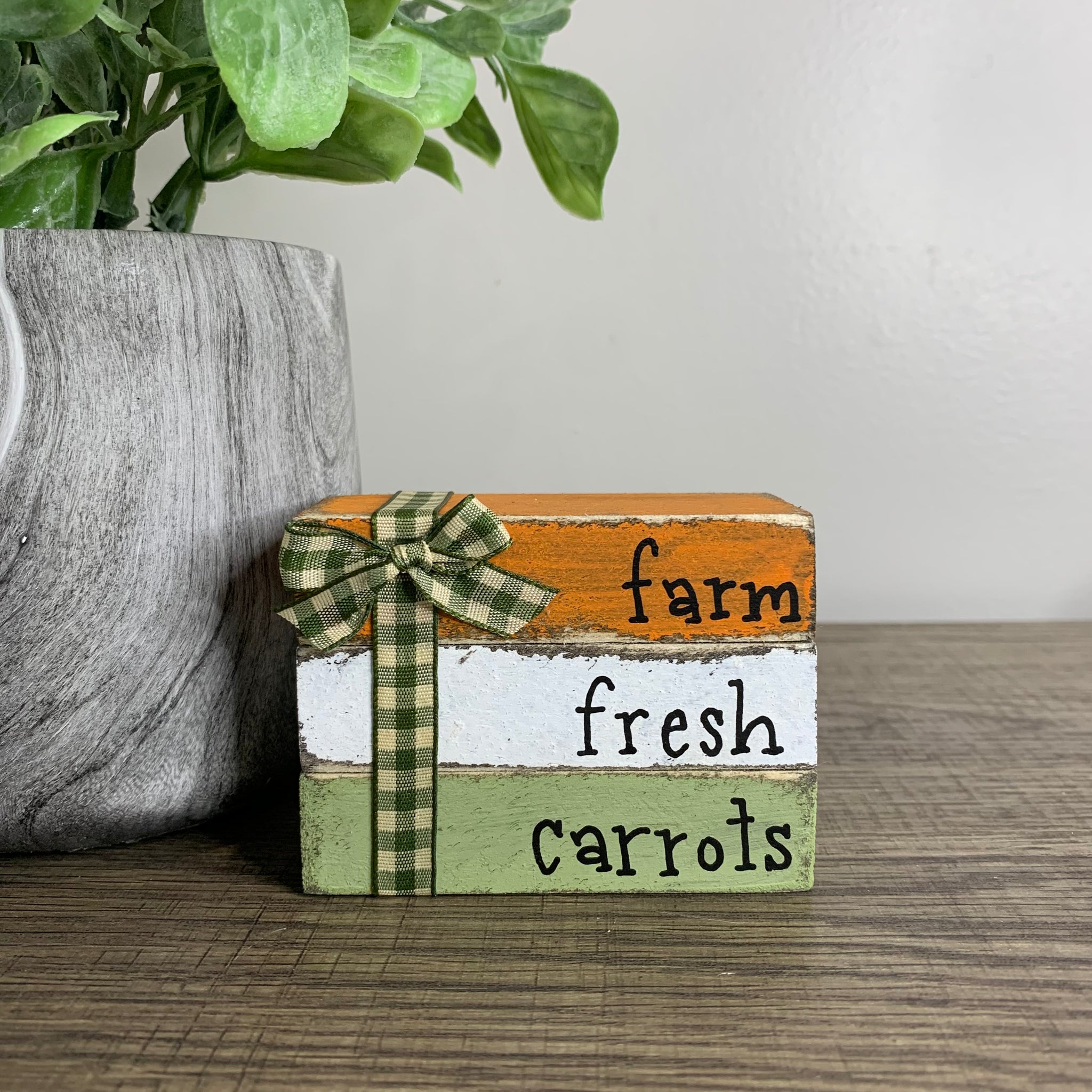 Book Stack - Farm Fresh Carrots (2 options)