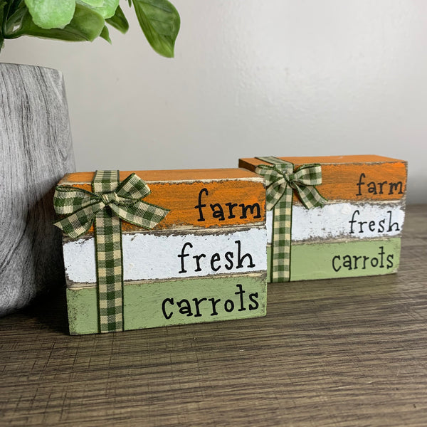 Book Stack - Farm Fresh Carrots (2 options)