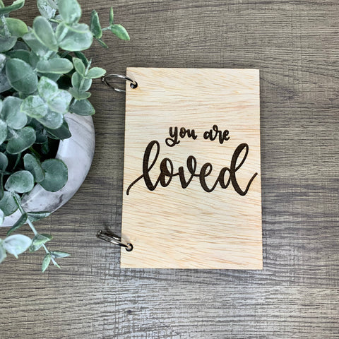 You Are Loved Wooden Booklet