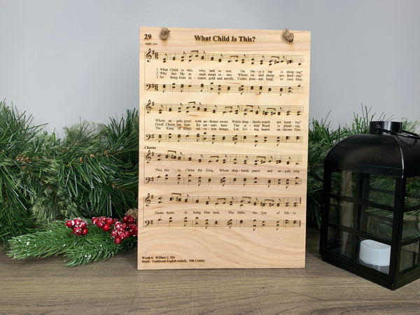 Engraved Hymnal Sign