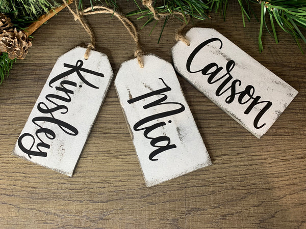 Stocking Tag - Customizable With Name