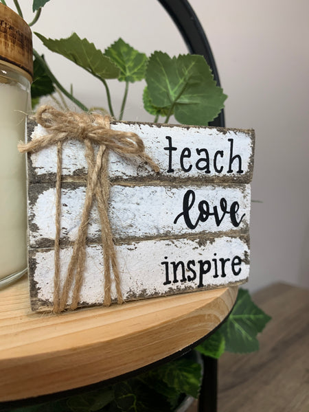 Book Stack - Teach Love Inspire