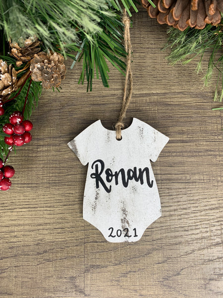 Ornament - Baby Onesie Customizable