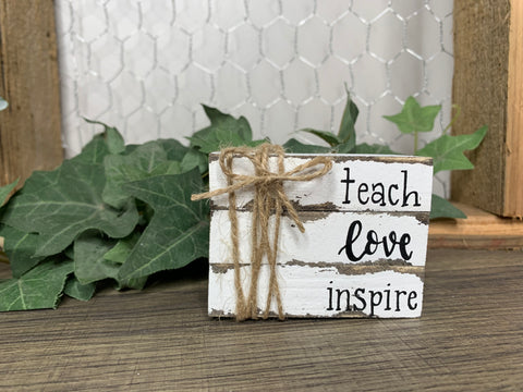 Book Stack - Teach Love Inspire