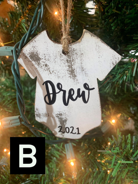 Ornament - Baby Onesie Customizable