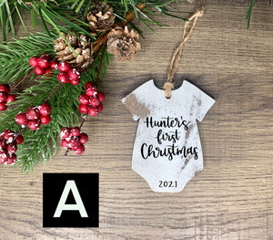 Ornament - Baby Onesie Customizable